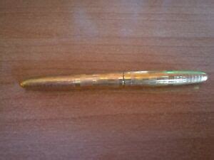 penna a sfera Lalex laminato oro 750 gold laminated ballpoint pen.